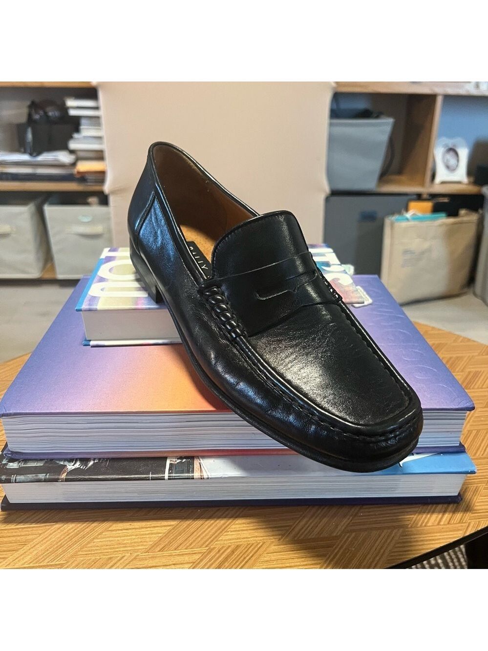 Bally Classic Black Slip-On Loafers Elegant Design (Gently worn) - Picture 4 of 12